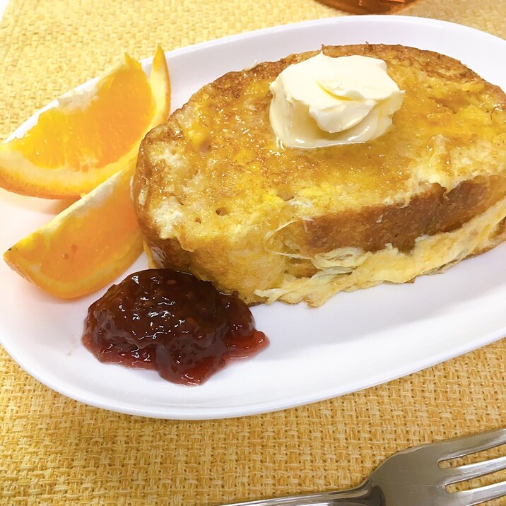 朝の贅沢♪フレンチトースト